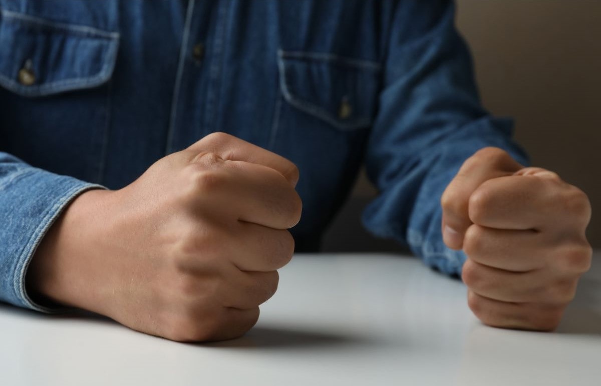 man in anger management program in Georgia