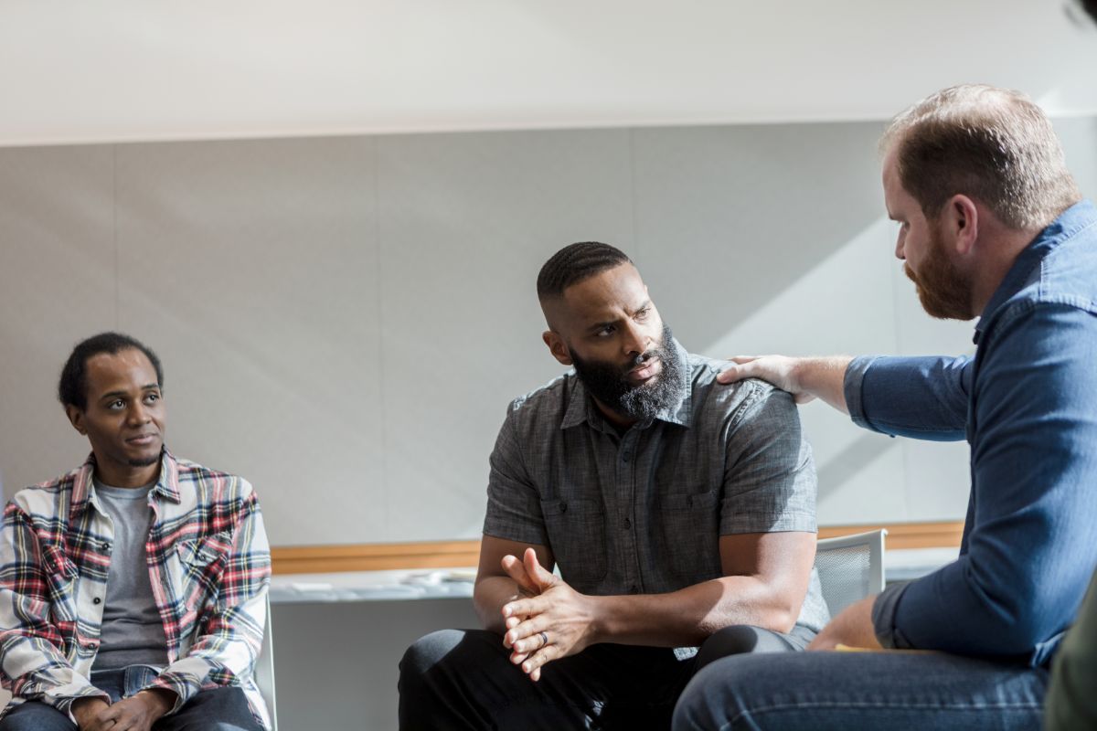 group session during residential rehab in Georgia