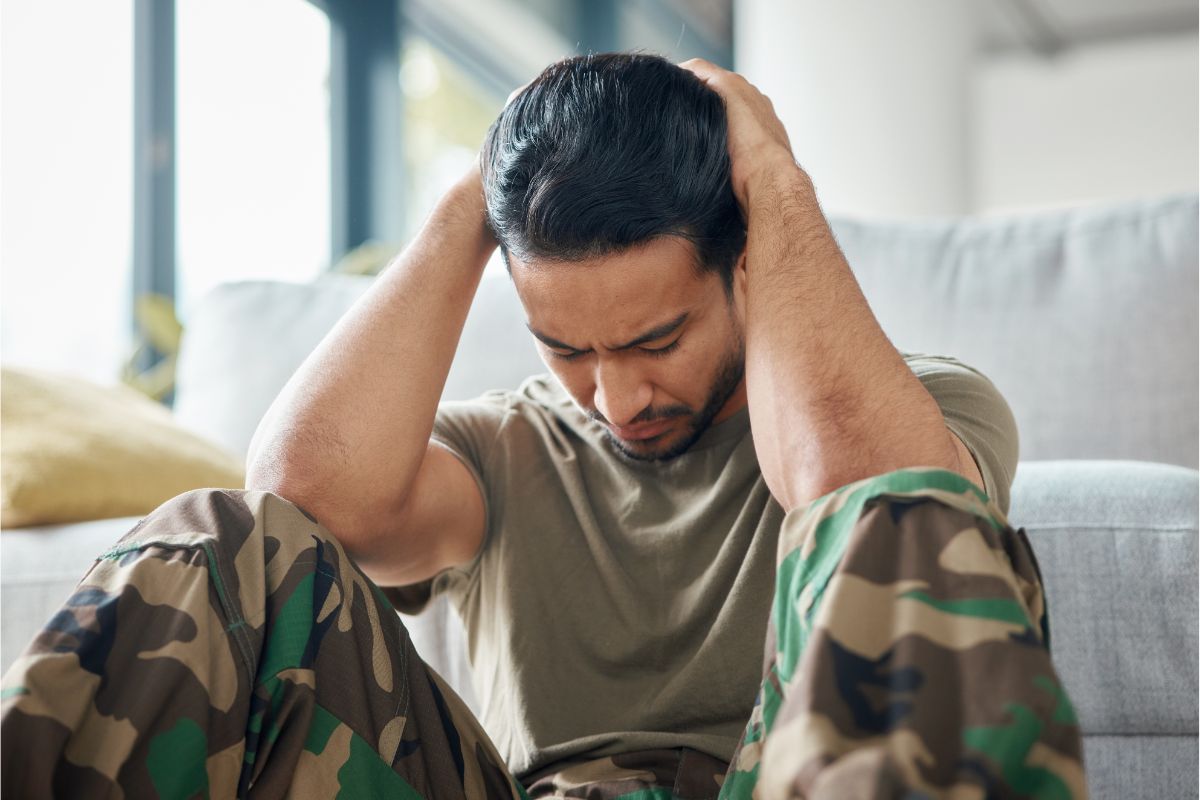 veteran struggling with trauma